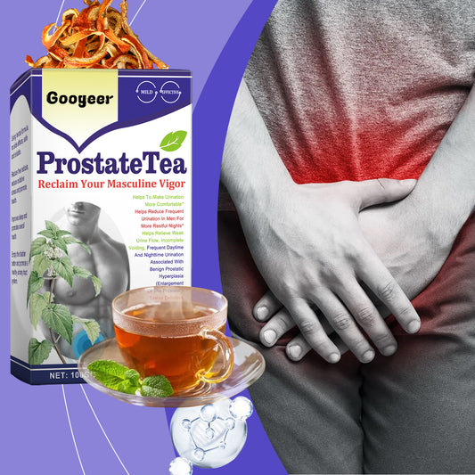 Prostate Support Tea for Men – Herbal Urinary & Sleep Relief