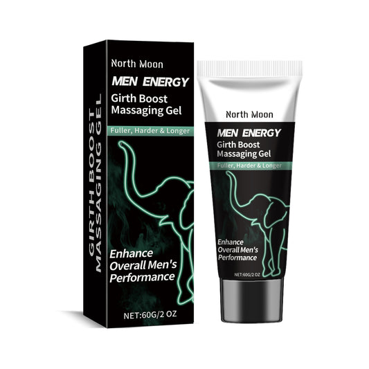 Prosmale Men's Intimate Massage Gel 60g, topical vitality gel in a tube with a black box featuring an elephant design.