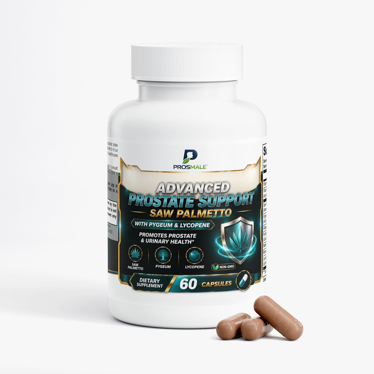 Advanced Prostate Support Supplement for Men – Saw Palmetto, Pygeum & Vitamin E