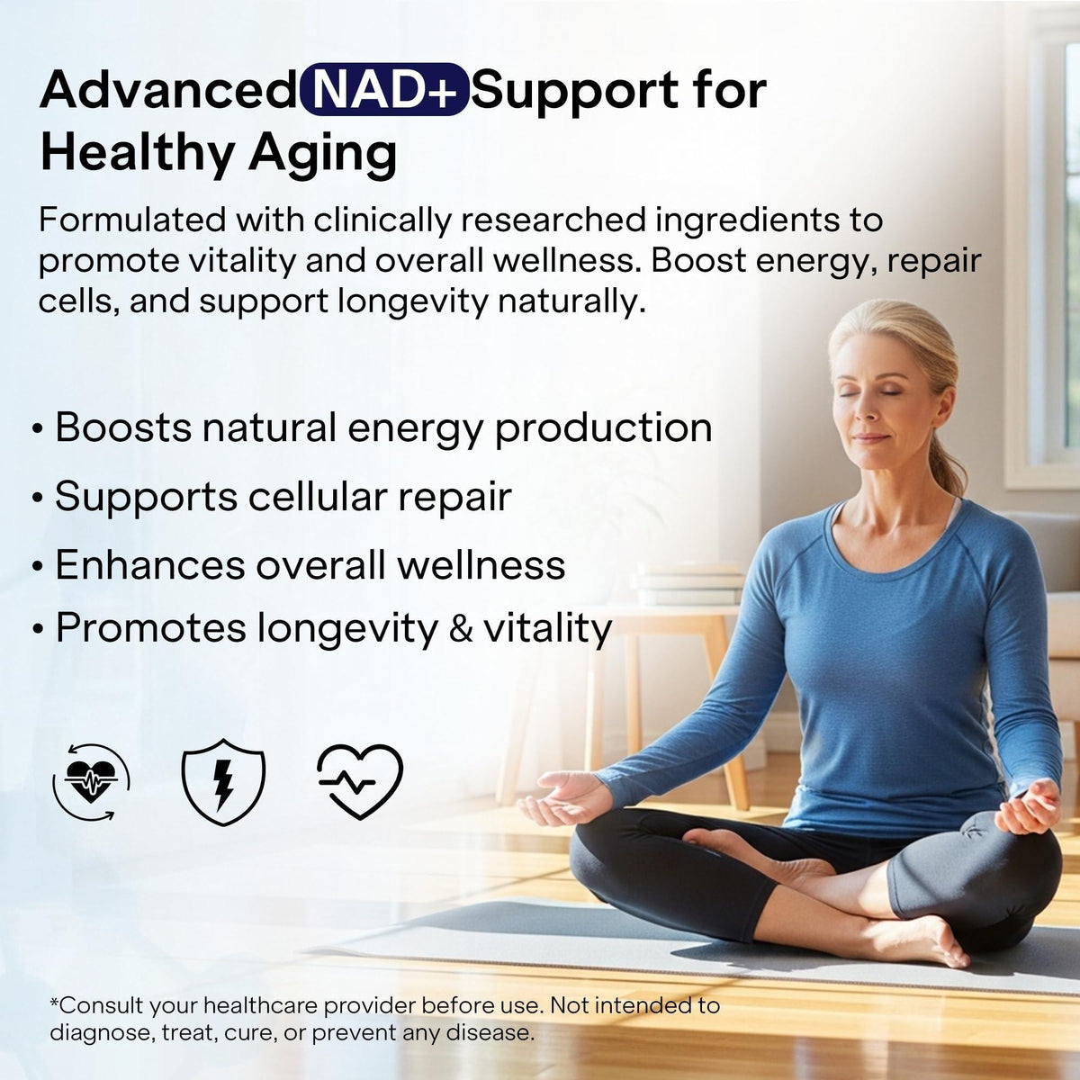 NAD  Capsules Resveratrol   Liposomal Nicotinamide Riboside Quercetin Vitamin B3 NAD  Supplement for Women and Men   Anti Aging Boost Focus and Energy   Cell Regeneration Supplement 120 Capsules