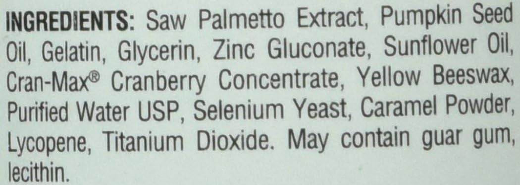 Prostate Health Complex – Saw Palmetto, Lycopene & Pumpkin Seed, 250 Softgels