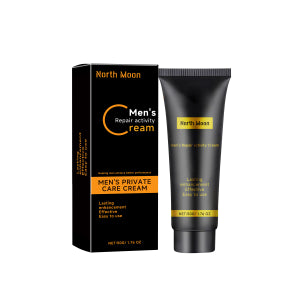 Prosmale Men's Endurance & Lasting Performance Cream in a black tube with a box, featuring ingredients like Epimedium and Mac