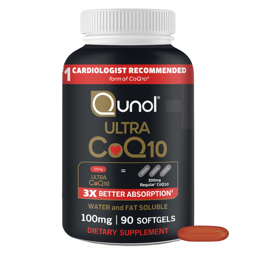 CoQ10 100mg Softgels – 3X Better Absorption, Heart & Energy Support, 90 or 150 Count