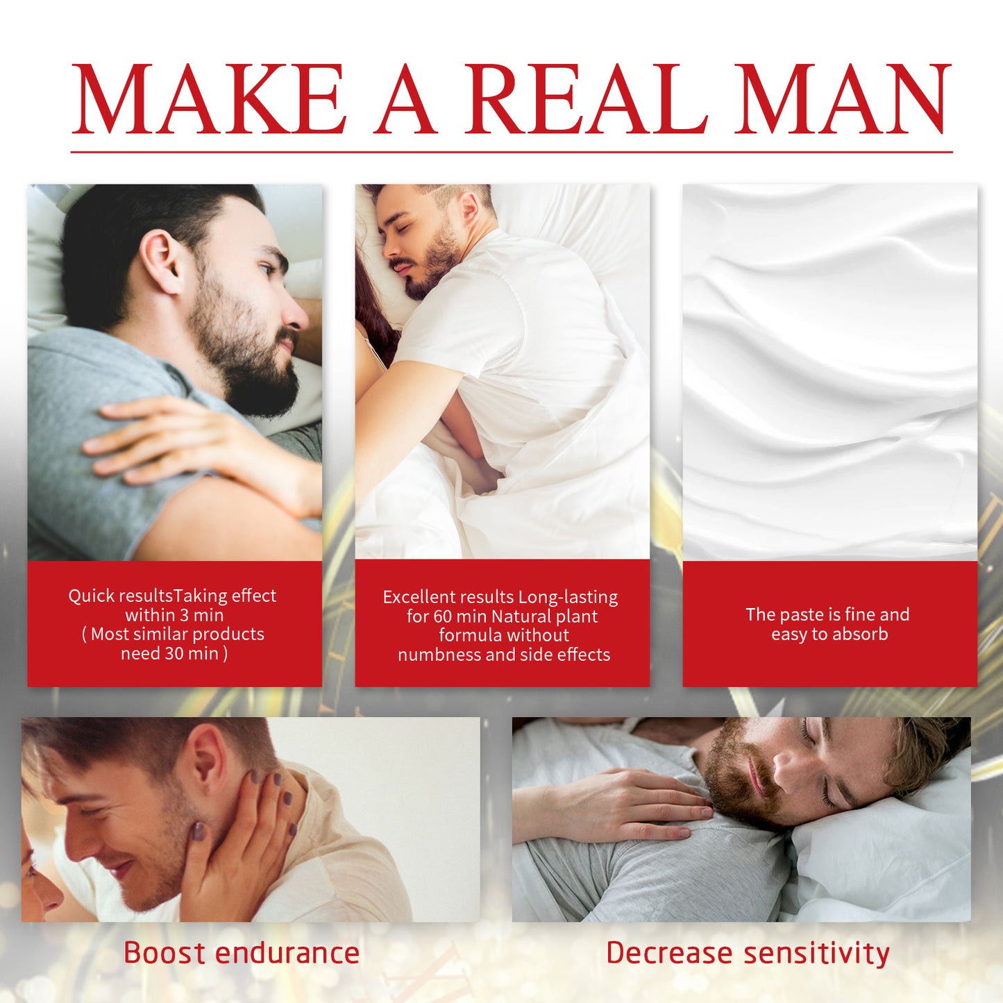 Men's Herbal Nourishing Cream – Ginseng, Rhodiola & Jojoba for Men | 60ml