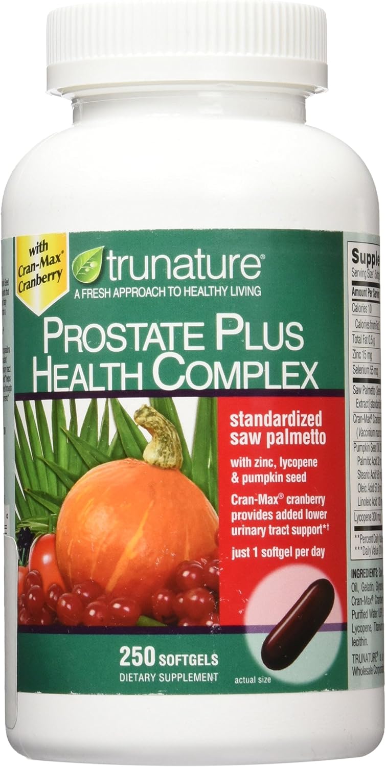 Prostate Health Complex – Saw Palmetto, Lycopene & Pumpkin Seed, 250 Softgels