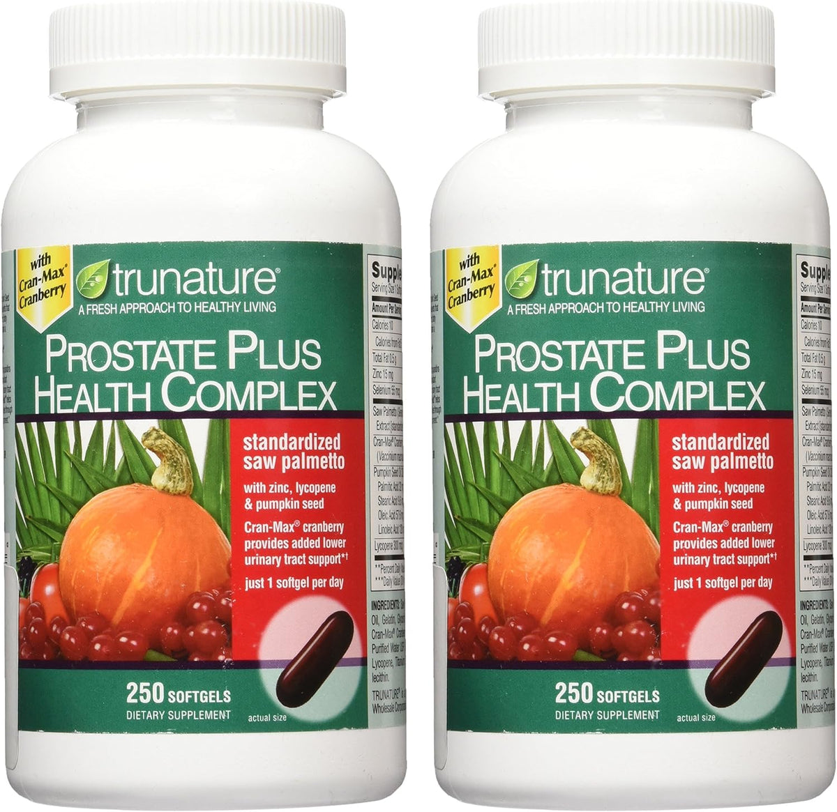Prostate Health Complex – Saw Palmetto, Lycopene & Pumpkin Seed, 250 Softgels