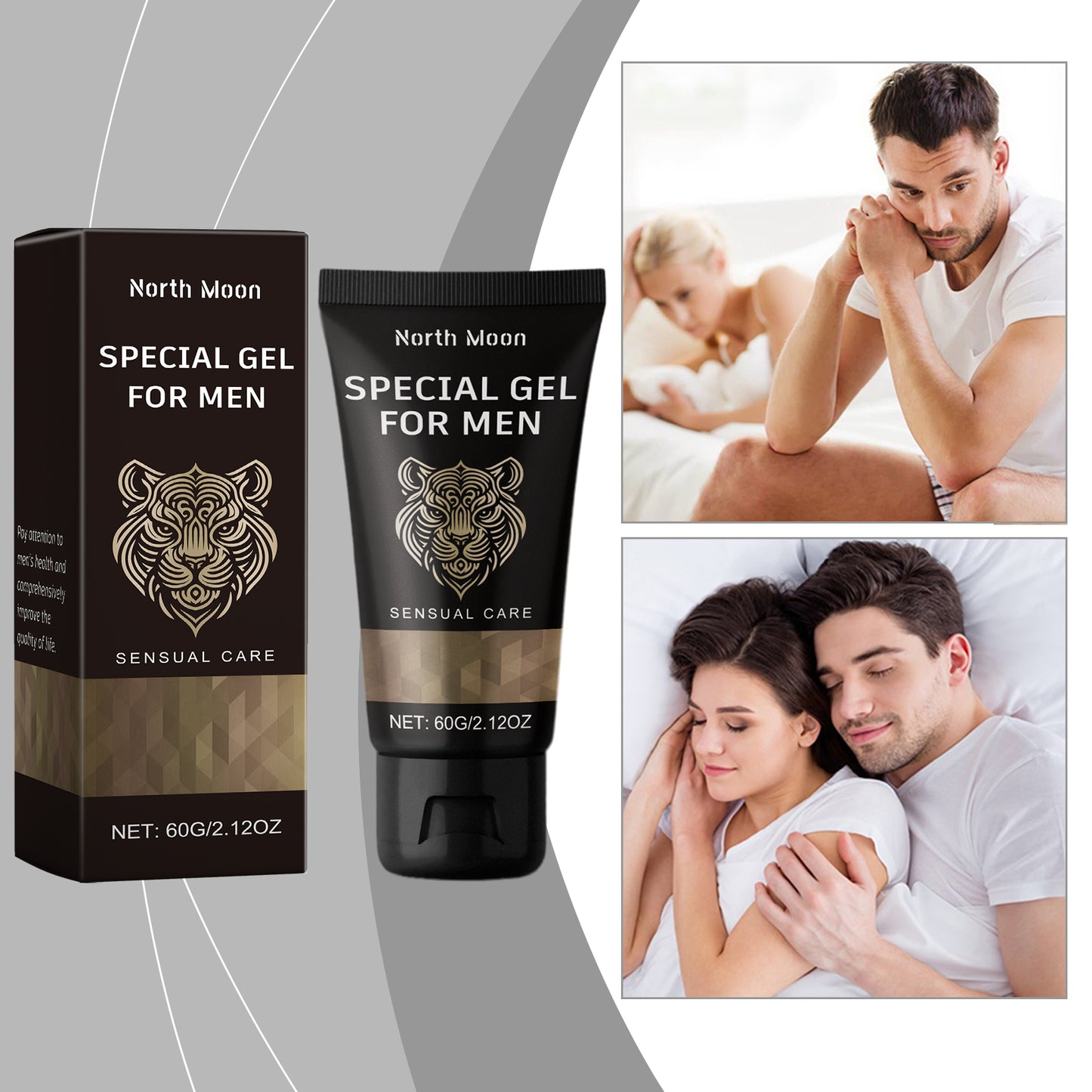 Men's Intimate Arousal Gel – Epimedium & Herbal Formula for Men 60g / 2oz