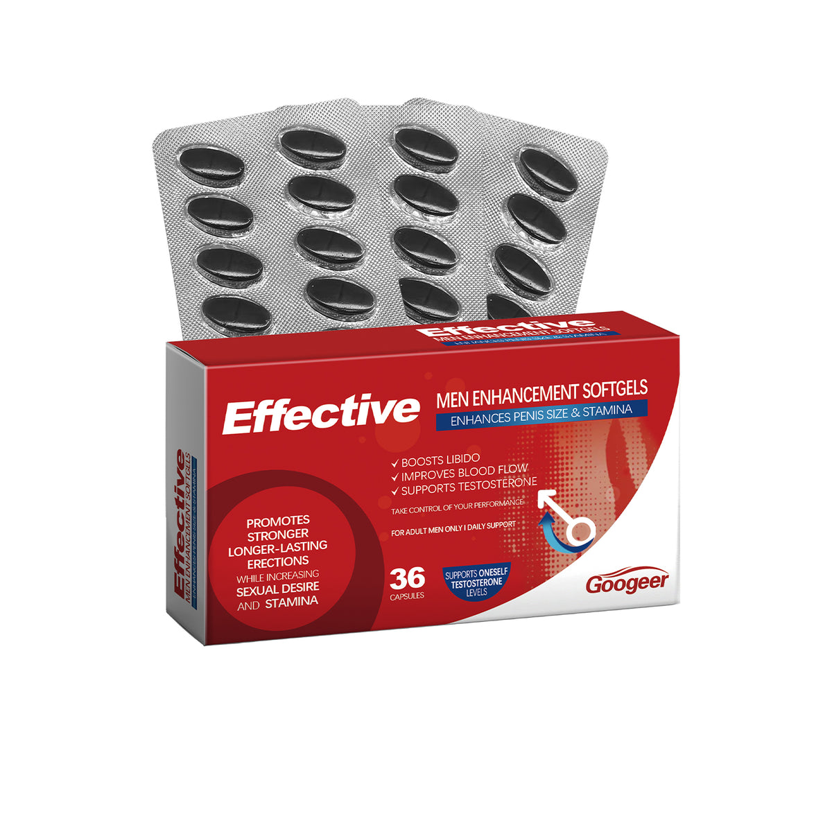 Men’s Vitality Softgels with Ginseng & Eucommia