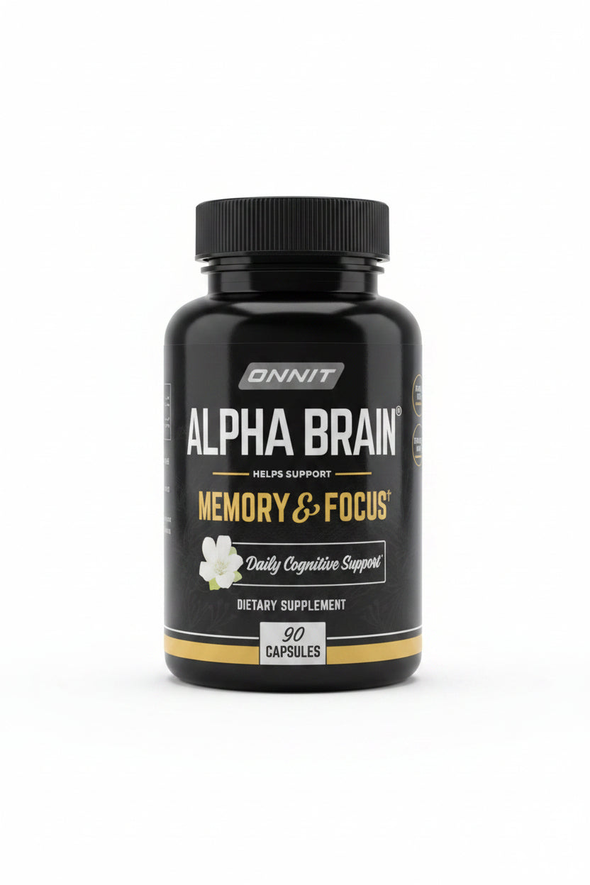 Alpha Brain Nootropic Supplement – Memory, Focus & Mental Speed, 90 Capsules